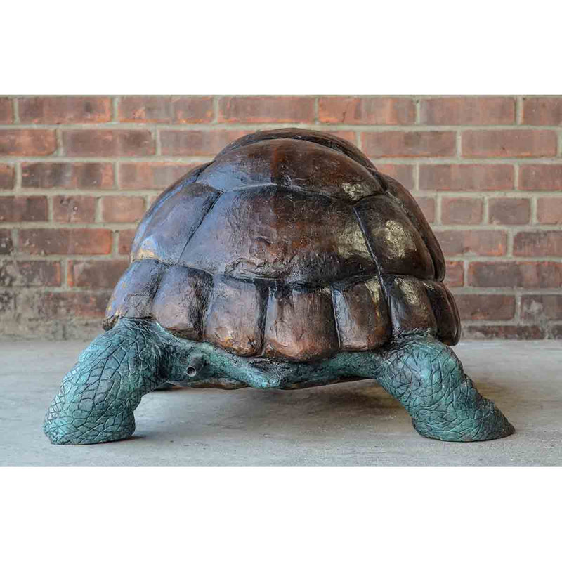 Bronze Fountain Garden Turtle Sculpture-RG1084-6. Asian & Chinese Furniture, Art, Antiques, Vintage Home Décor for sale at FEA Home