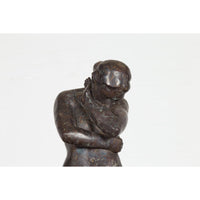 Bronze Tabletop Sculpture Inspired by Auguste Rodin's Eve-RG2130-14. Asian & Chinese Furniture, Art, Antiques, Vintage Home Décor for sale at FEA Home