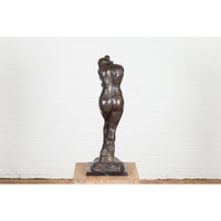 Bronze Tabletop Sculpture Inspired by Auguste Rodin's Eve