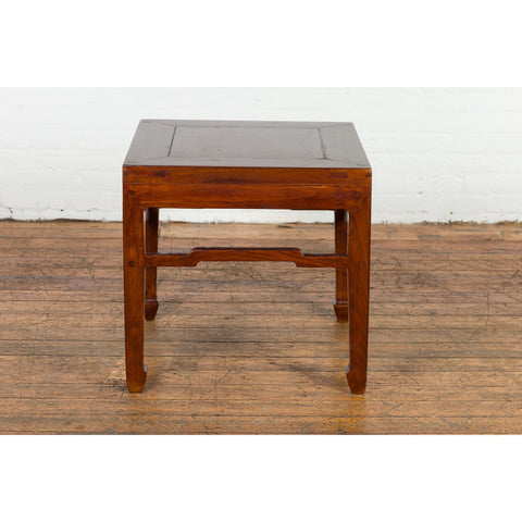 Chinese Qing Dynasty Period 19th Century Side Table with Humpback Stretchers-YN2739-16. Asian & Chinese Furniture, Art, Antiques, Vintage Home Décor for sale at FEA Home