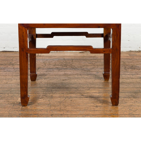 Chinese Qing Dynasty Period 19th Century Side Table with Humpback Stretchers-YN2739-20. Asian & Chinese Furniture, Art, Antiques, Vintage Home Décor for sale at FEA Home