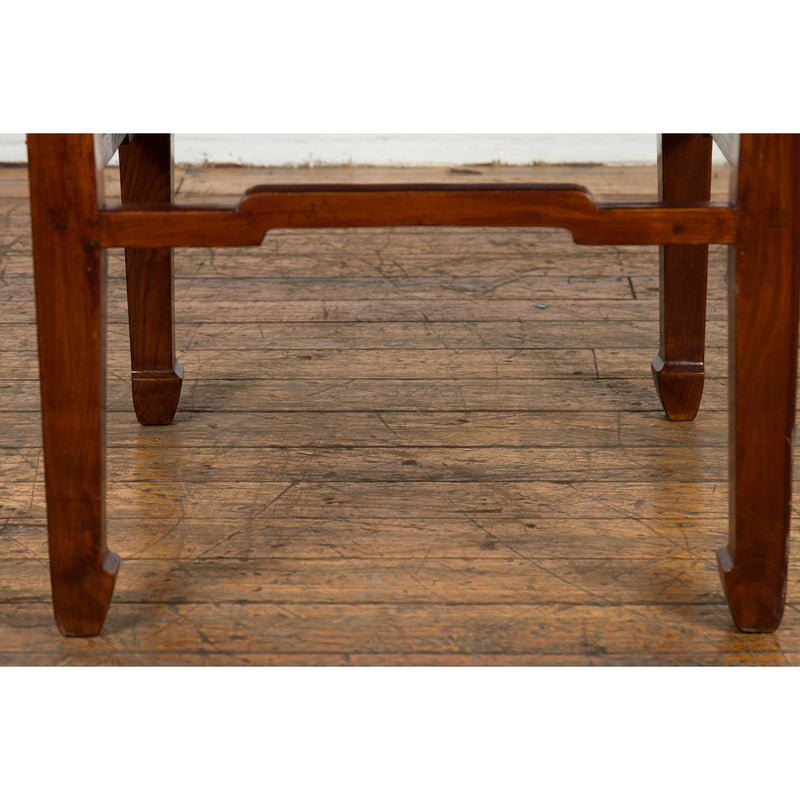 Chinese Qing Dynasty Period 19th Century Side Table with Humpback Stretchers-YN2739-7. Asian & Chinese Furniture, Art, Antiques, Vintage Home Décor for sale at FEA Home