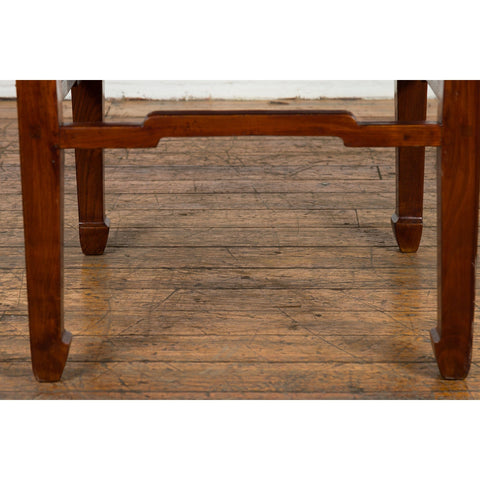 Chinese Qing Dynasty Period 19th Century Side Table with Humpback Stretchers-YN2739-7. Asian & Chinese Furniture, Art, Antiques, Vintage Home Décor for sale at FEA Home