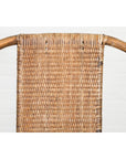 Country Style Burmese Vintage Hand-Woven Rattan Armchair with Rounded Back-9. Asian & Chinese Furniture, Art, Antiques, Vintage Home Décor for sale at FEA Home