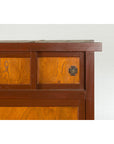 Japanese Taishō Mizuya Dansu Kitchen Two Toned Cabinet with Sliding Doors-13. Asian & Chinese Furniture, Art, Antiques, Vintage Home Décor for sale at FEA Home