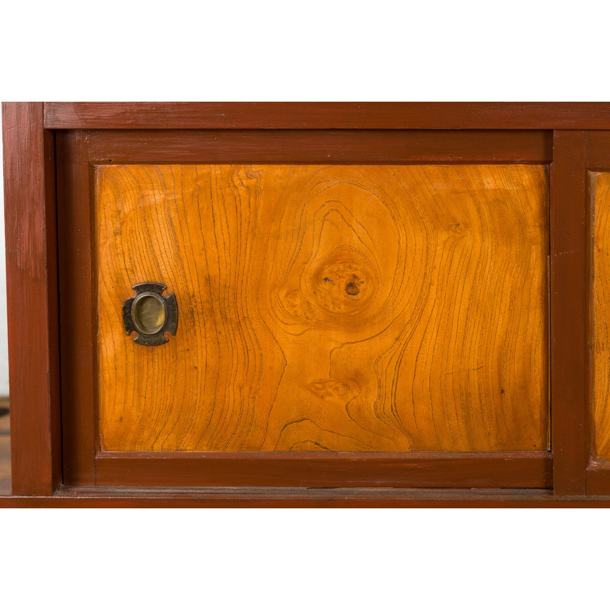 Japanese Taishō Mizuya Dansu Kitchen Two Toned Cabinet with Sliding Doors-14. Asian &amp; Chinese Furniture, Art, Antiques, Vintage Home Décor for sale at FEA Home