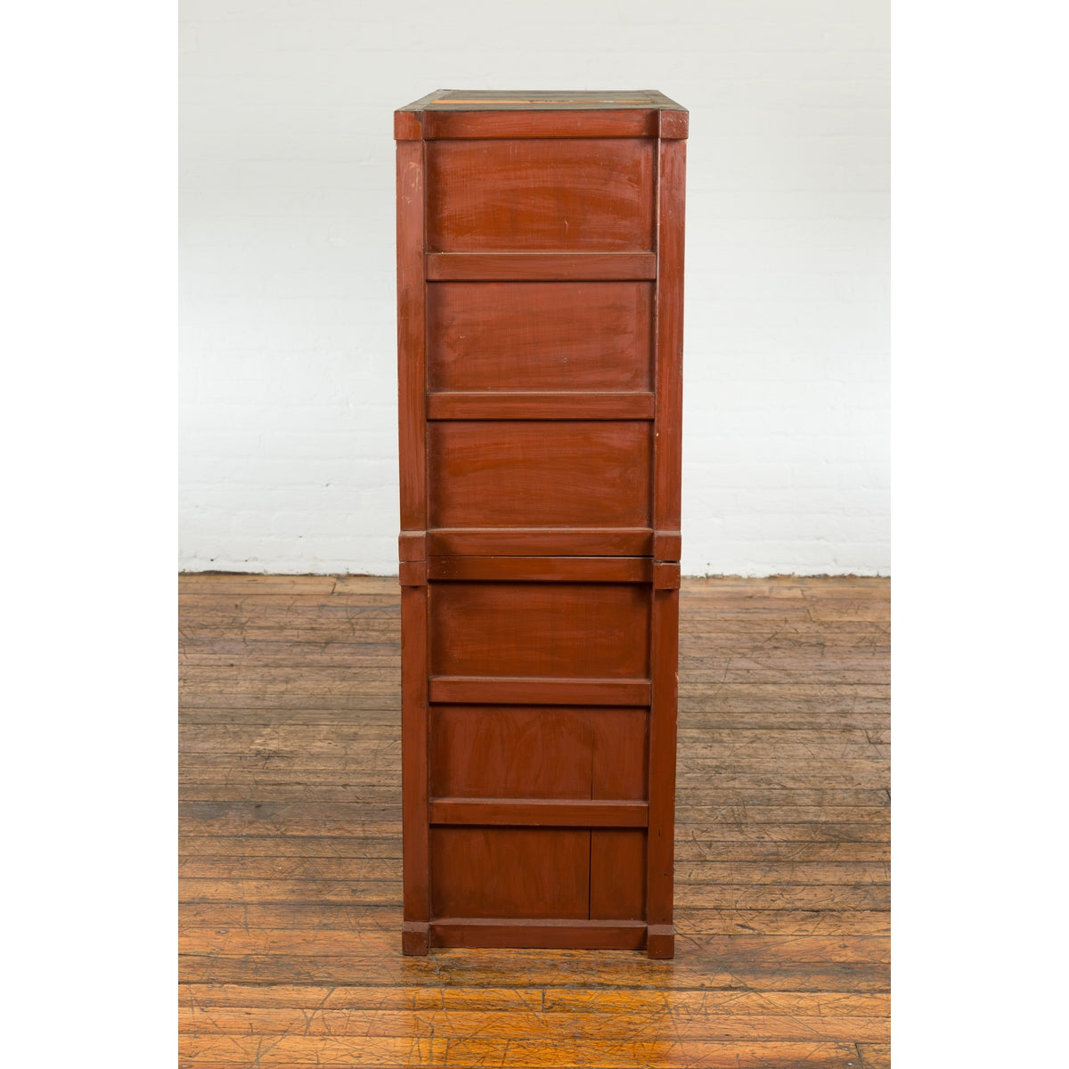 Japanese Taishō Mizuya Dansu Kitchen Two Toned Cabinet with Sliding Doors-17. Asian &amp; Chinese Furniture, Art, Antiques, Vintage Home Décor for sale at FEA Home