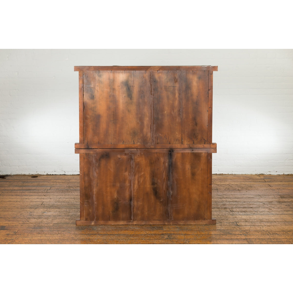 Japanese Taishō Mizuya Dansu Kitchen Two Toned Cabinet with Sliding Doors-18. Asian &amp; Chinese Furniture, Art, Antiques, Vintage Home Décor for sale at FEA Home
