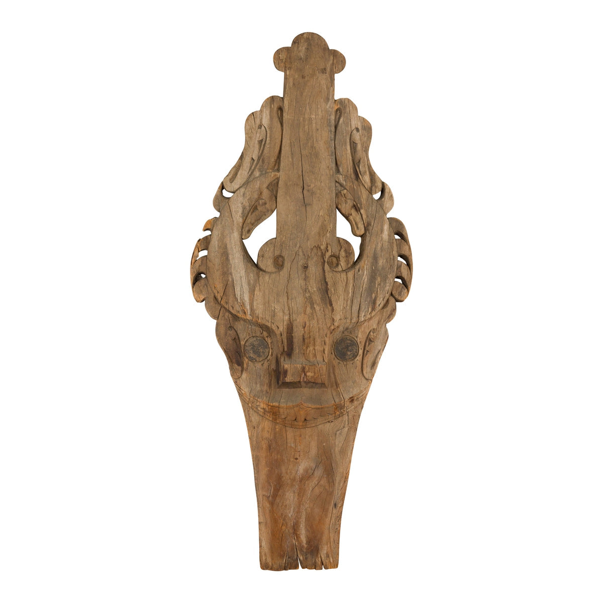 Large Hand Carved Singa Singa Tribal Carving from the Batak People, Sumatra-1. Asian & Chinese Furniture, Art, Antiques, Vintage Home Décor for sale at FEA Home