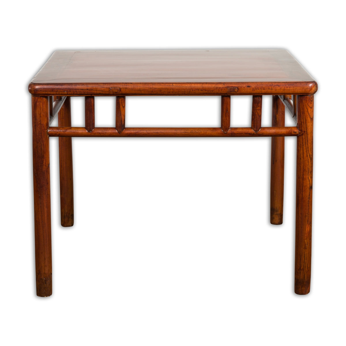 Late Qing Dynasty 1900s Table with Open Apron and Pillar Strut Motifs-1. Asian & Chinese Furniture, Art, Antiques, Vintage Home Décor for sale at FEA Home