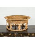 Northern Thai Vintage Woven Rattan Khantok Pedestal Tray from the Lanna People-10. Asian & Chinese Furniture, Art, Antiques, Vintage Home Décor for sale at FEA Home