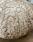 Small and Round Textured Sand and Cream Prem Vase - FEA Home