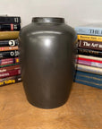 Smokey Storm Grey Ceramic Vase with Bold Silhouette - FEA Home