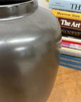 Smokey Storm Grey Ceramic Vase with Bold Silhouette - FEA Home