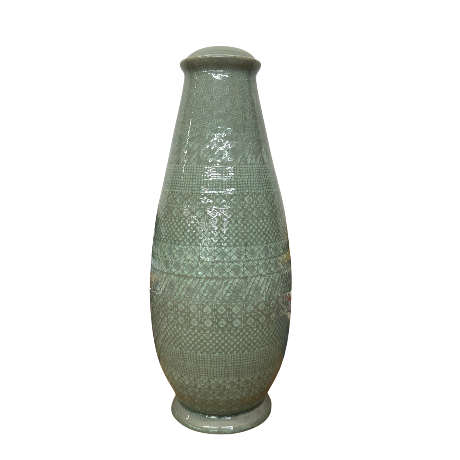 Tall Celedon Green Ceramic Lamp Base, SKU , image 1