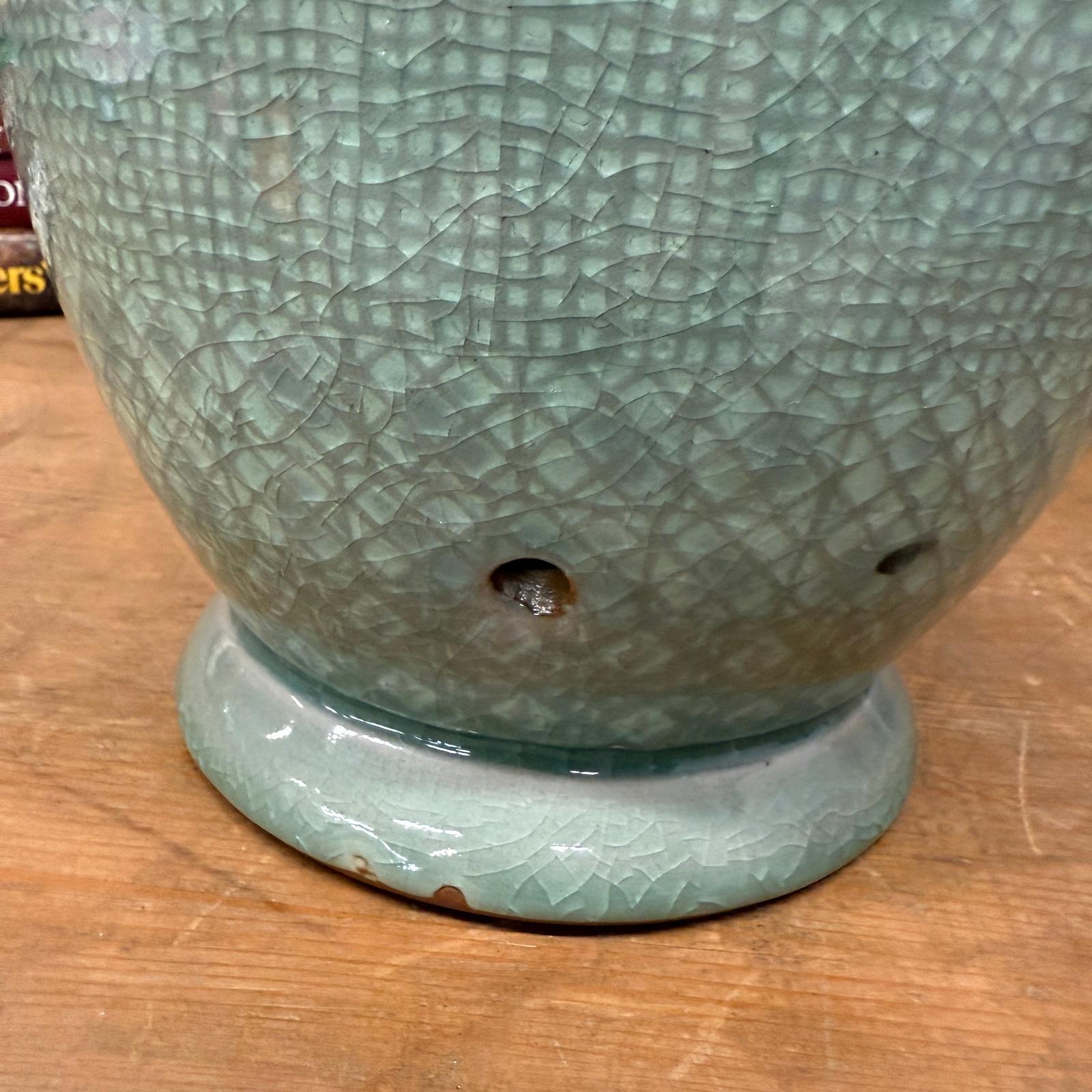 Tall Celedon Green Ceramic Lamp Base, SKU , image 10