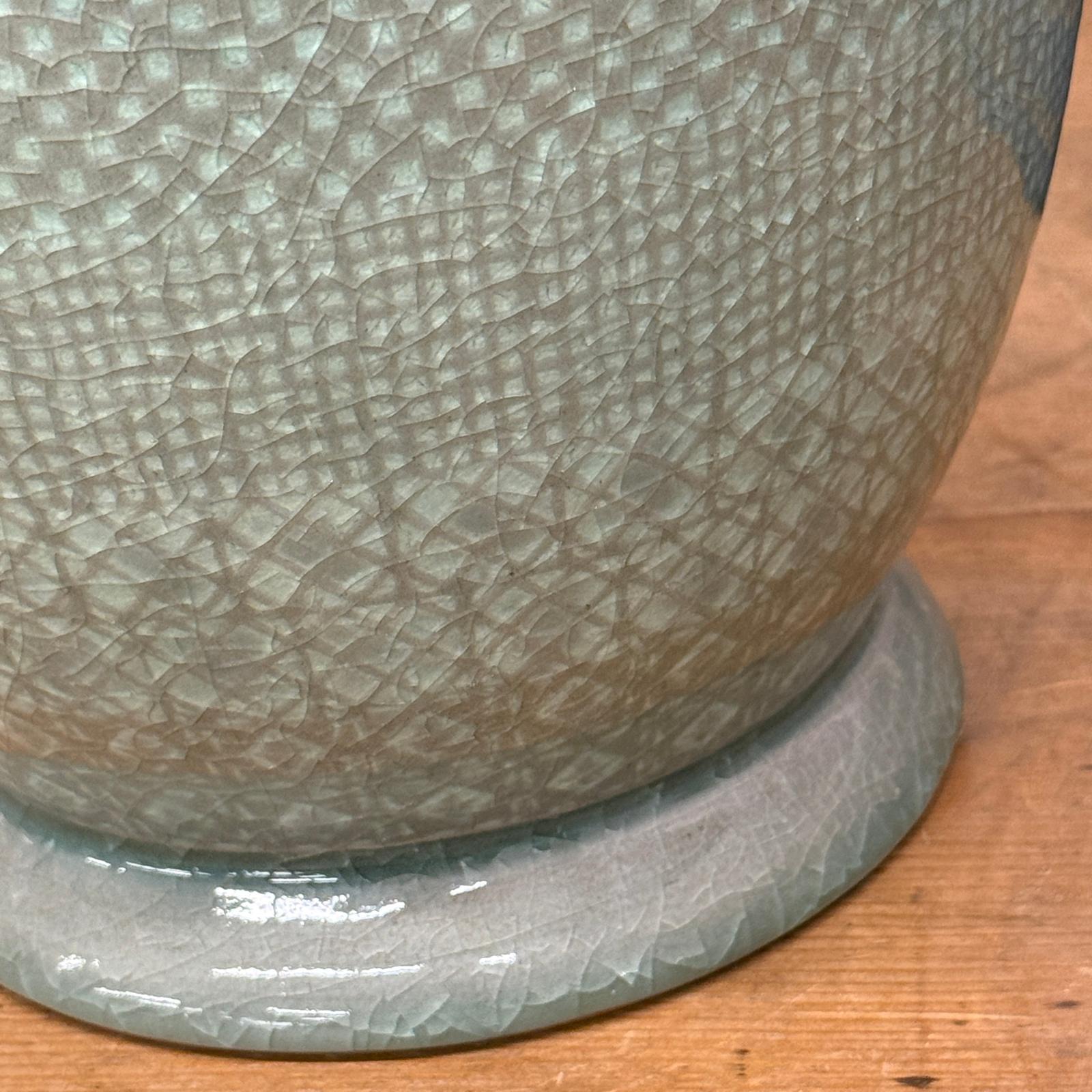 Tall Celedon Green Ceramic Lamp Base, SKU , image 6