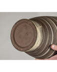 Tall Ceramic Vases with Horizontal Swirl Design, Sold Per