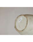 Tall Thin White Ceramic Artisan Vase with Subtle Pattern - image 11