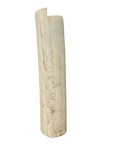 Textured Angled Cylinder Shaped Cream & Ochre Prem Vase, SKU , image 1