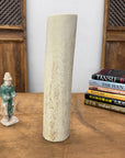 Textured Angled Cylinder Shaped Cream & Ochre Prem Vase, SKU , image 2