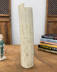 Textured Angled Cylinder Shaped Cream & Ochre Prem Vase, SKU , image 3
