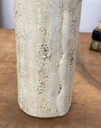 Textured Angled Cylinder Shaped Cream & Ochre Prem Vase, SKU , image 7