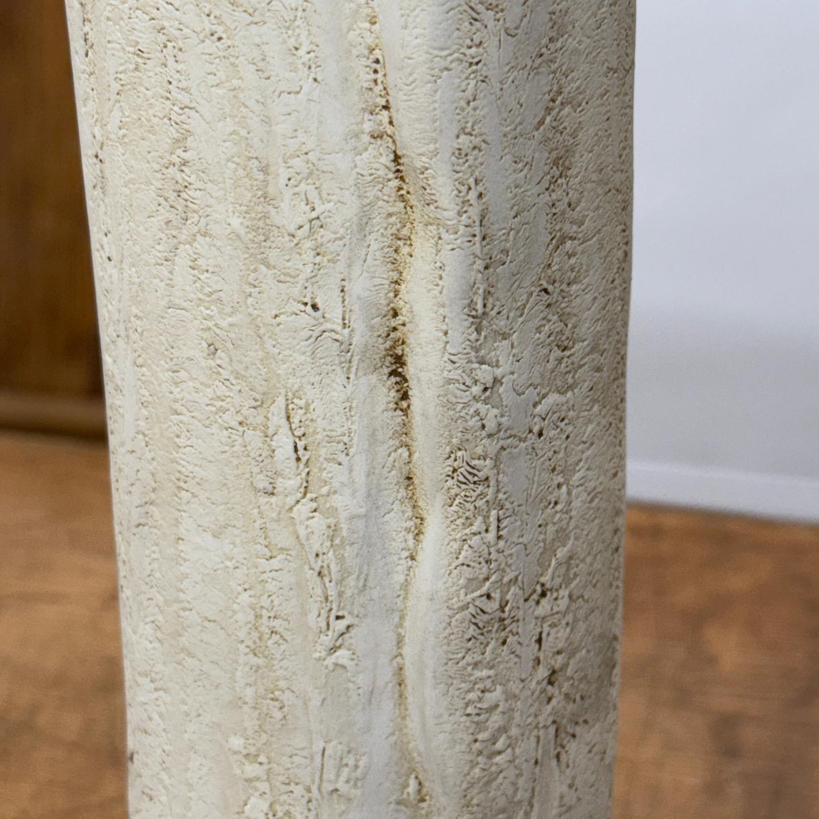 Textured Angled Cylinder Shaped Cream &amp; Ochre Prem Vase, SKU , image 8