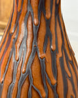Textured Brown & Black Drip Glaze Ceramic Vase, SKU , image 8