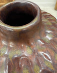 Textured Ceramic Vase in Reddish-Brown & Olive Green Finish, SKU , image 10