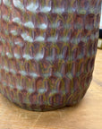 Textured Ceramic Vase in Reddish-Brown & Olive Green Finish, SKU , image 7