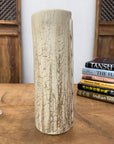 Textured Cylinder Cream & Ochre Bark Style Prem Vase, SKU , image 6