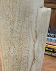 Textured Cylinder Cream & Ochre Prem Vase with Bark Design, SKU , image 8