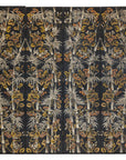 Vintage Four-Panel Screen with Bamboo and Floral Motifs - image 1