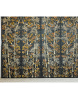 Vintage Four-Panel Screen with Bamboo and Floral Motifs - image 6
