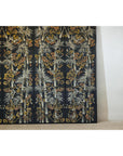 Vintage Four-Panel Screen with Bamboo and Floral Motifs - image 7