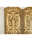 Vintage Four-Panel Screen with Gilt Renaissance-Style Scroll-13. Asian & Chinese Furniture, Art, Antiques, Vintage Home Décor for sale at FEA Home