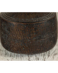 Vintage Hand-Hammered Metal Jug with Ring Handle