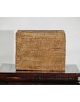 Vintage Handwoven Rattan Storage Box with Removable Lid in Country Style-15. Asian & Chinese Furniture, Art, Antiques, Vintage Home Décor for sale at FEA Home