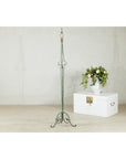Vintage Iron Floor Lamp with Scrolled Base - image 11