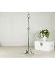 Vintage Iron Floor Lamp with Scrolled Base - image 14