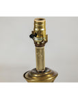 Vintage Midcentury Brass Balluster Table Lamp on Marble Base - image 16