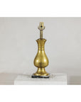 Vintage Midcentury Brass Balluster Table Lamp on Marble Base - image 17