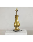 Vintage Midcentury Brass Balluster Table Lamp on Marble Base - image 4