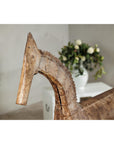 Vintage Riveted Iron Horse Sculpture with Rustic Patina - image 17