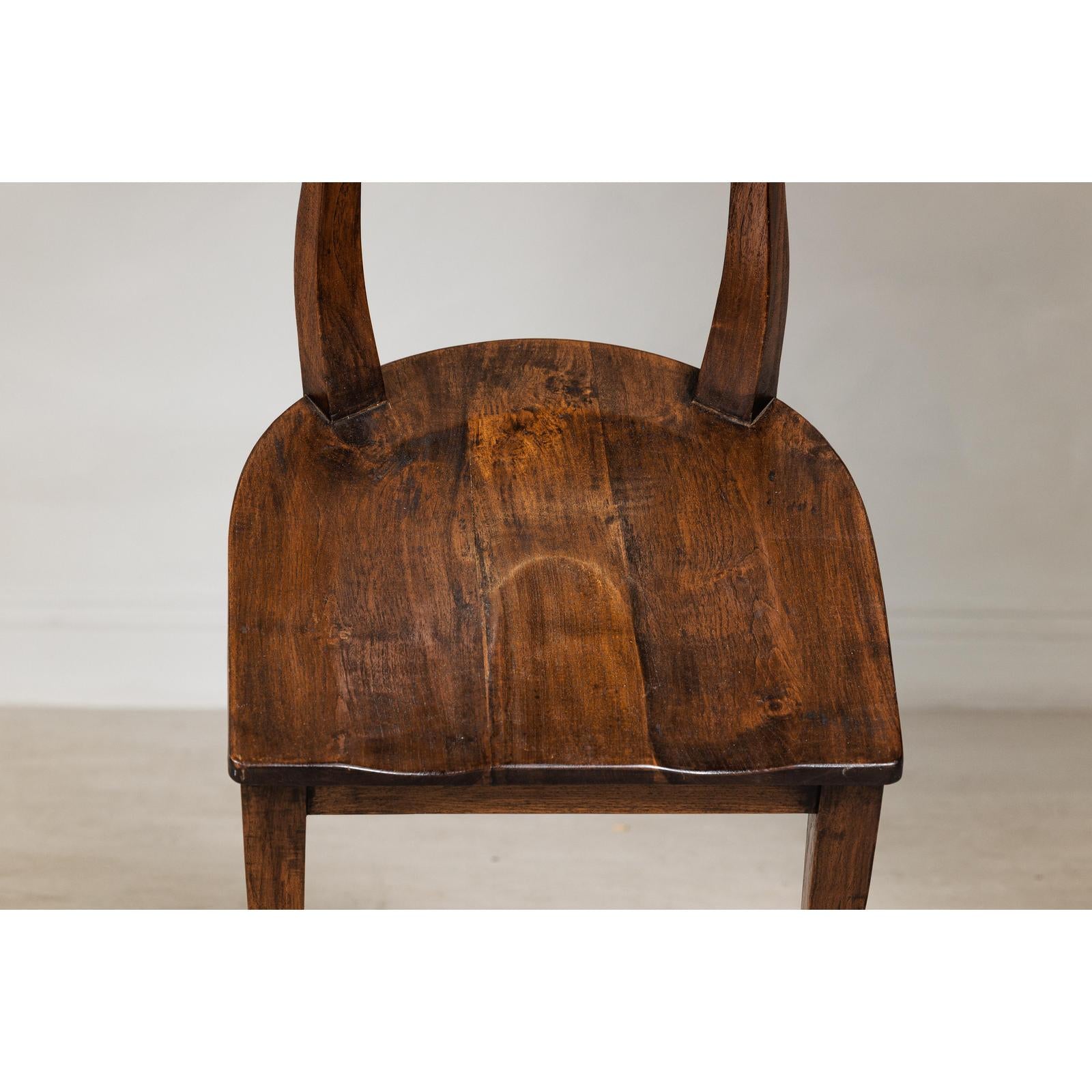 Vintage Sculptural Teak Wood Side Chair with Pierced Back Detail-12. Asian &amp; Chinese Furniture, Art, Antiques, Vintage Home Décor for sale at FEA Home