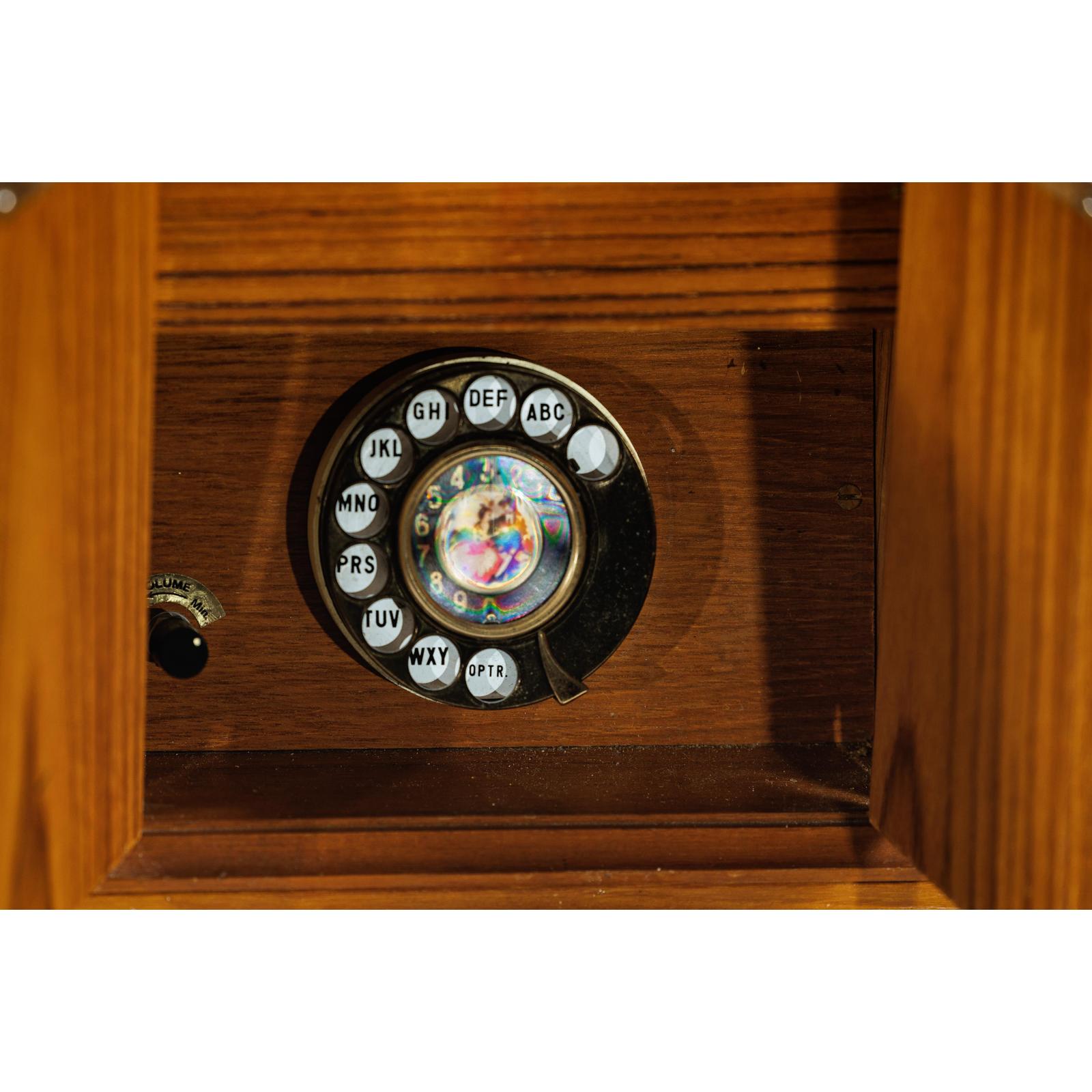 Vintage Telephone - Brass Details and French-Inspired Design-7. Asian &amp; Chinese Furniture, Art, Antiques, Vintage Home Décor for sale at FEA Home