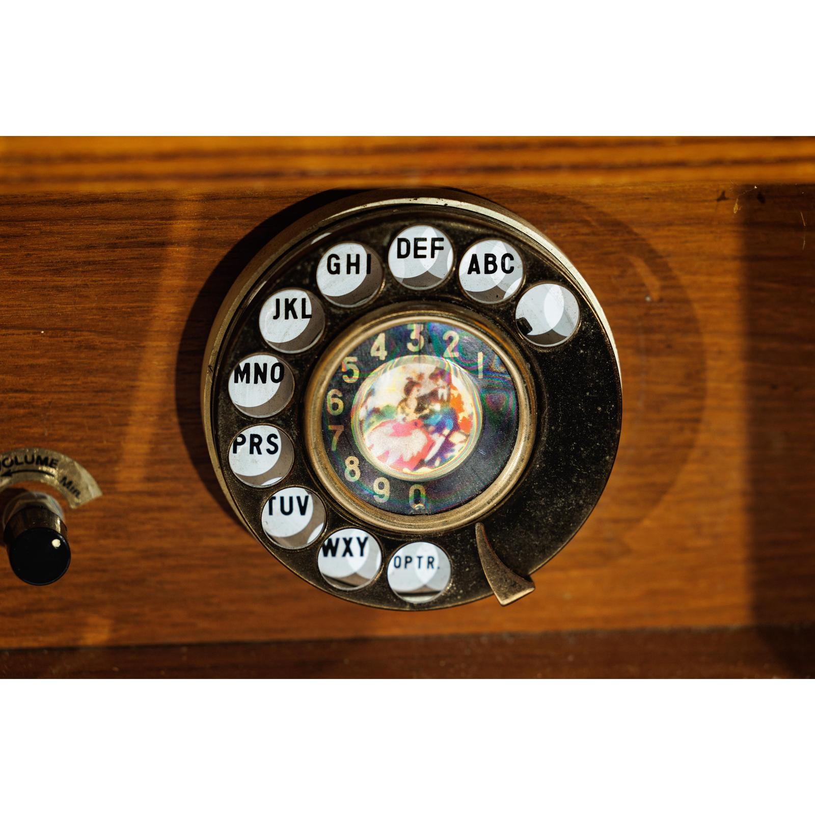 Vintage Telephone - Brass Details and French-Inspired Design-8. Asian &amp; Chinese Furniture, Art, Antiques, Vintage Home Décor for sale at FEA Home