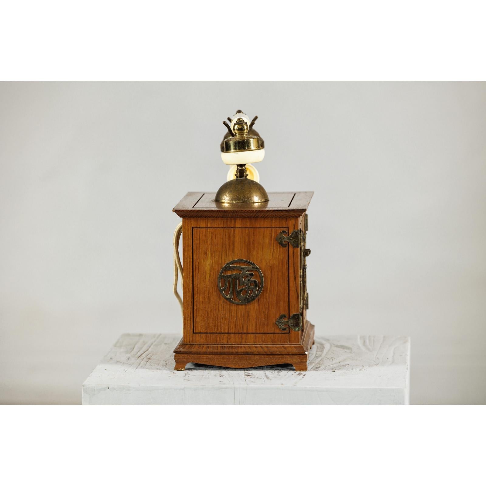 Vintage Telephone - Brass Details and French-Inspired Design-9. Asian &amp; Chinese Furniture, Art, Antiques, Vintage Home Décor for sale at FEA Home