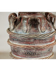 Vintage Thai Water Jar with Ropework Decoration, Scalloped Rim and Loop Handles-7. Asian & Chinese Furniture, Art, Antiques, Vintage Home Décor for sale at FEA Home